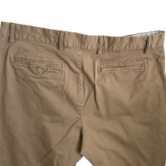 Old Navy Mens Chino Shorts 38 Tan Ultimate Slim Minimalistic Neutral Casual  - Picture 4 of 9